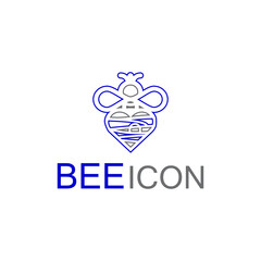 Bee logo design for the company