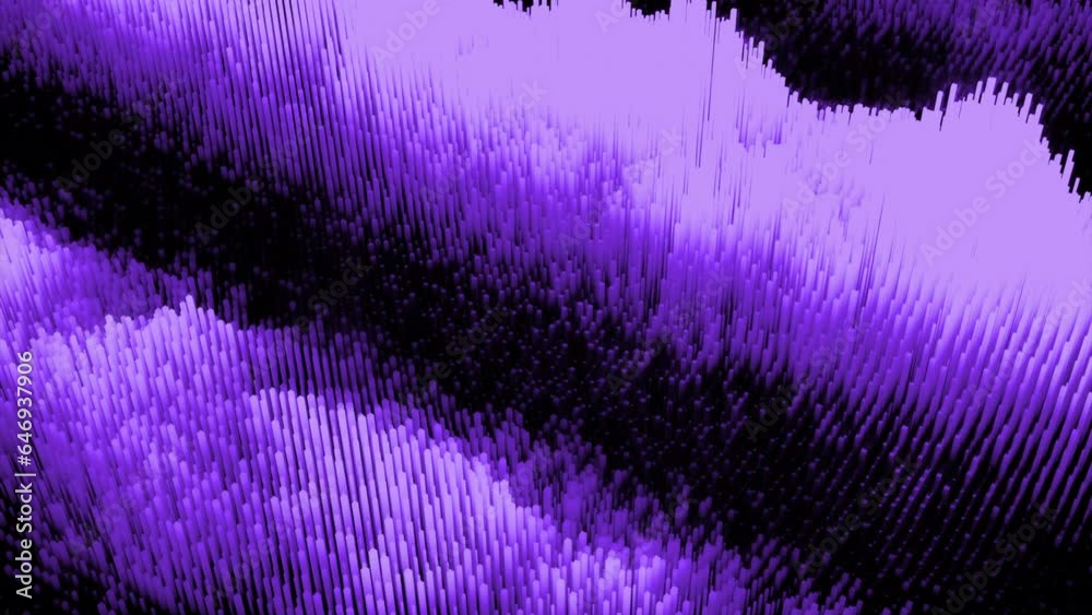 Aufkleber cyber texture with moving waves. design. moving waves on surface of cyber particles. cyber surface t