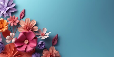 Beautiful abstract colorful floral design background. beautiful Generative AI AIG32