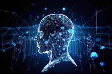 illustration of a human body. Generative AI