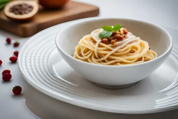 spaghetti with tomato sauce Generated Ai