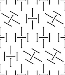 Geometric Lines Seamless Pattern, Line Seamless Pattern