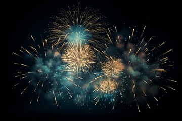 Fireworks generated by AI