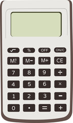 Calculator isolated illustration