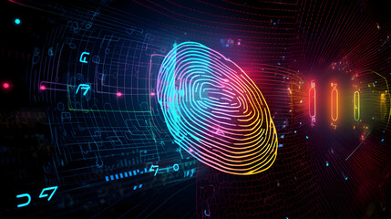 Biometric data encryption through a composition of biometric symbols intertwined with digital locks