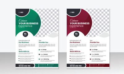 Creative Corporate and Business Flyer Brochure Template Design