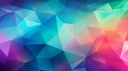 Obraz premium Geometric Abstract Blue, Pink, and Green Background Wallpaper Texture in Colorful Digital Multi-Color