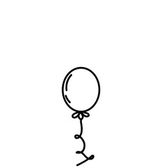 Balloon Outline Vector