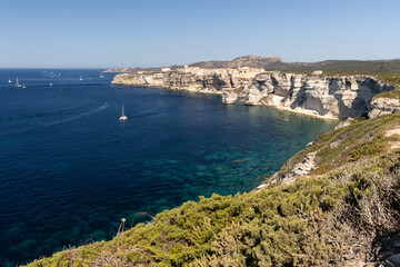 Fototapeta na wymiar Bonifacio auf Korsika, Frankreich