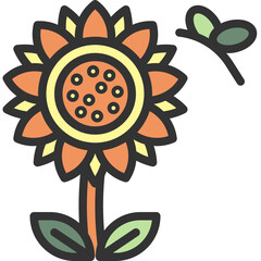 sunflower color style icons