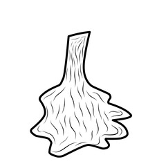 Waterfall Outline Illustration 