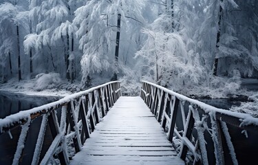 bridge in the mountains