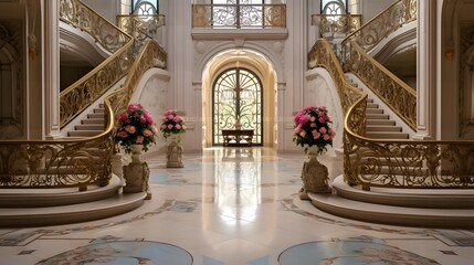 Fototapeta na wymiar Interior of the Royal Palace in St.Petersburg, Russia
