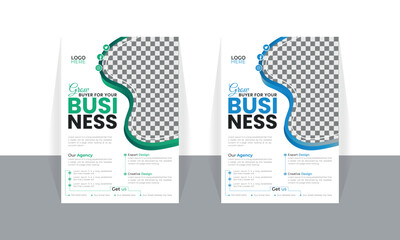 templates of different colors a4 flyer template, modern business flyer template, abstract business flyer and creative design,  flyer and editable vector template design. Brochure design, cover modern 