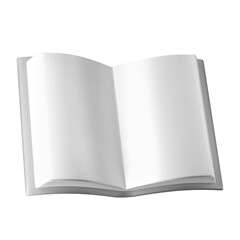 an 3d illustration of a book isolated on a white background
