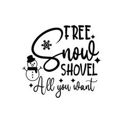 free snow shovel all you want