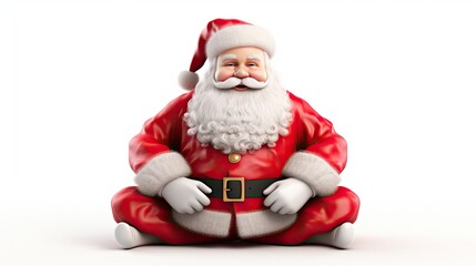Santa Claus isolated on white background