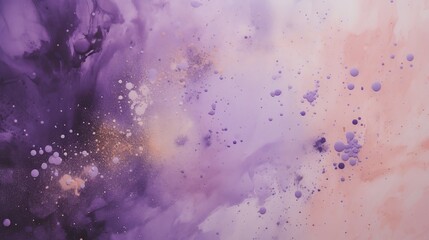 Scattered powder in light purple background