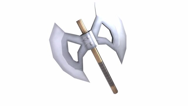 Short Axe isolated on background