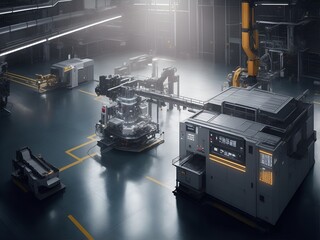 machine in factory