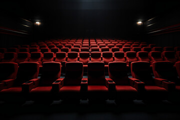 Fototapeta na wymiar Empty cinema