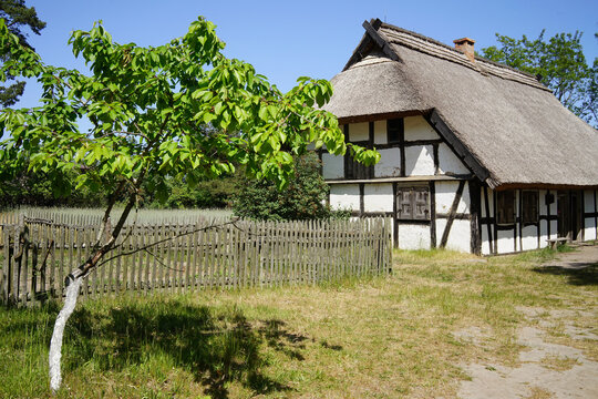 POMERANIAN, POLAND - CIRCA JUNE 2023: Museum of the Slovincian village in Kluki