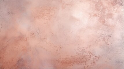 Fototapeta premium abstract grungy rose gold stucco wall background, generative ai