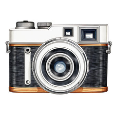 Snapshot Minimalism: The Minimalist Vintage Camera - Created with Generative AI Technology