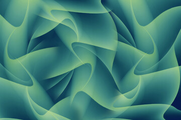 Smooth green graphic abstract vector background