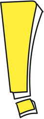 Exclamation mark drawing