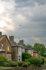 Old houses in Bishop's Stortford in the United Kingdom