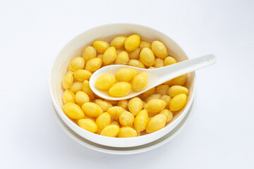 Ginkgo nut in syrup, Asian dessert