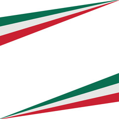 Confetti and Frame with  Mexico Style