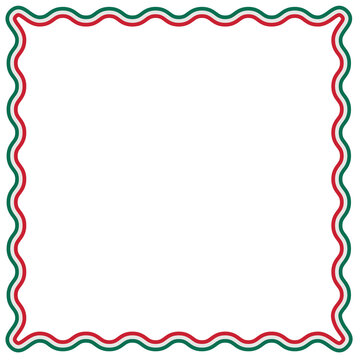 Confetti and Frame with  Mexico Style