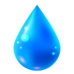 Water drop icon. The logotype for aqua protection or water delivery. Water drop Ecology