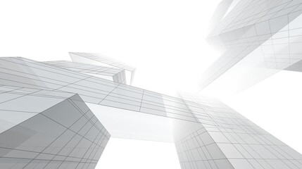 Fototapeta premium Abstract architecture 3d rendering 3d illustration