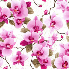 Floral geometric background for wallpaper