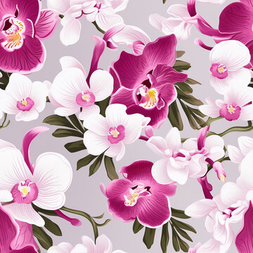Orchid wallpaper for a stylish and elegant look