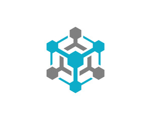 Obraz premium Technology logo