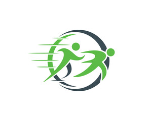 run logo