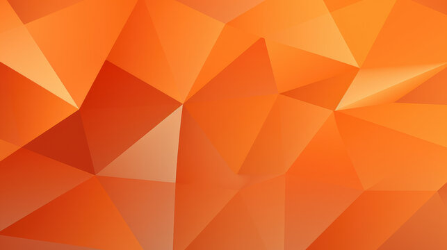 Irregular polygonal orange background material