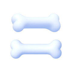 Bone 3d, great design for any purposes. Creative vector template. Design element. Vector illustration design