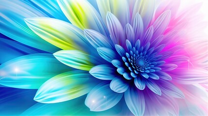 Obraz premium Dahlia petals macro. Chrysanthemum flower head. Floral abstract background. Generative AI. Illustration for banner, poster, cover, brochure or presentation.