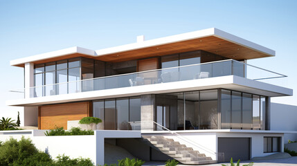 3D Visualization Of The Modern House
