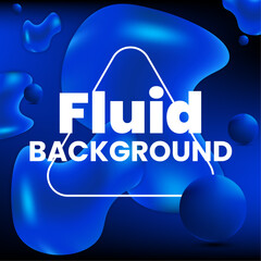 Abstract blue and purple liquid wavy shapes glowing retro waves vector background