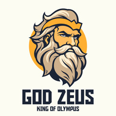 King of Olympus Template: A template featuring Zeus, the king of the gods and ruler of Mount Olympus, as a central figure.
