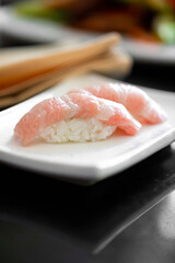 Shrimp nigiri sushi 