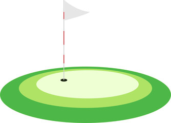 골프장 지형 삽화