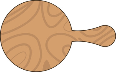 나무 도마 벡터 일러스트