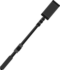 휴대용 셀카봉 벡터 일러스트